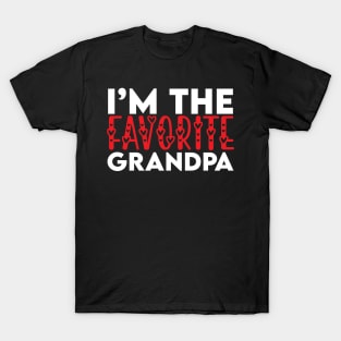 Funny Favorite Grandpa Birthday Gift idea T-Shirt